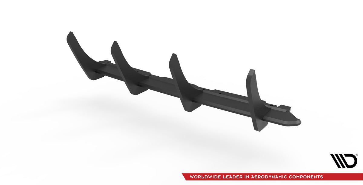 Bakdiffusor i ABS-plast for Ford Escape ST-Line Mk3 vist med monteringsutstyr
