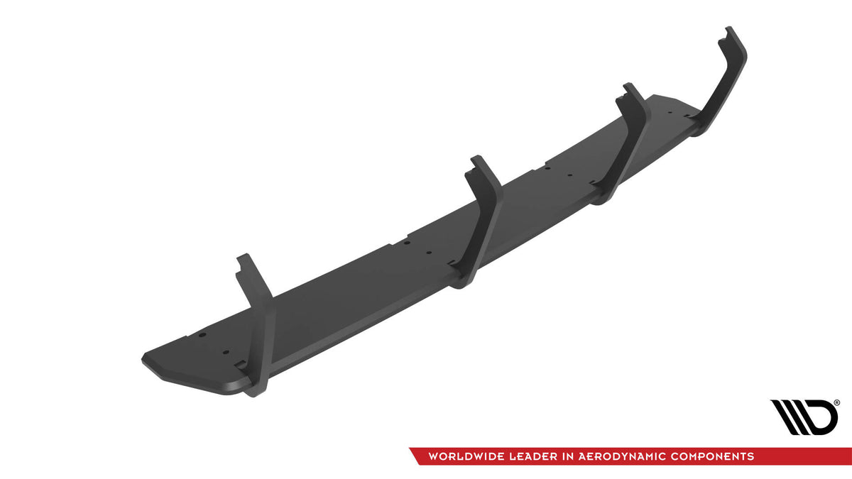 Street Pro diffuser i strukturert svart for Veloster N MK2 ovenfra
