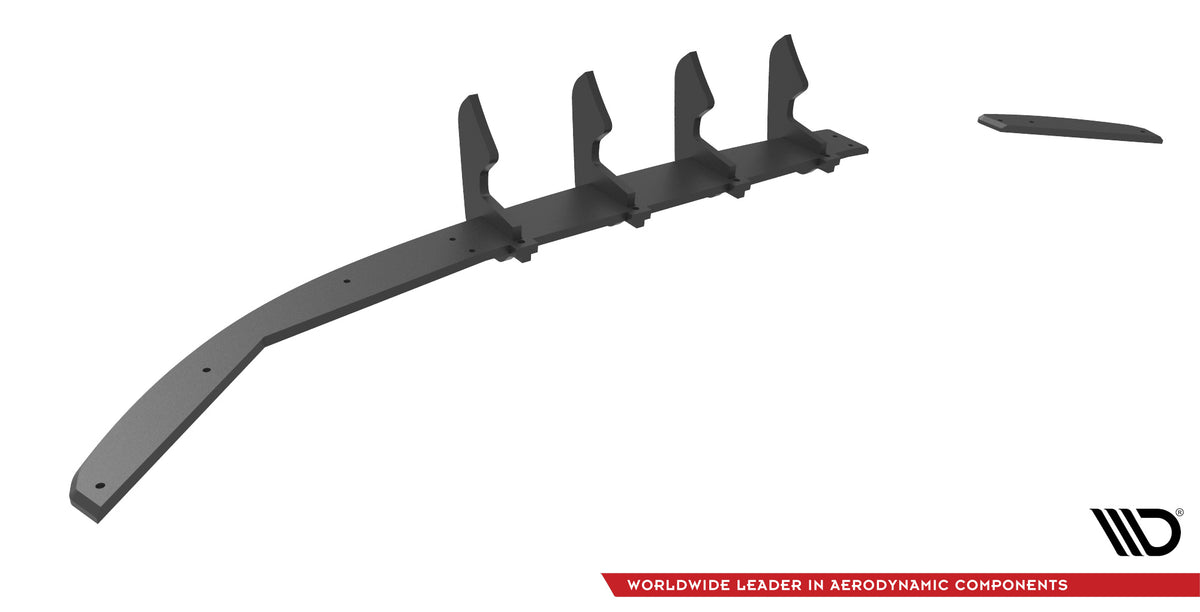 Bakdiffusor med monteringssett for Jaguar XF R-Sport Mk2 sett ovenfra