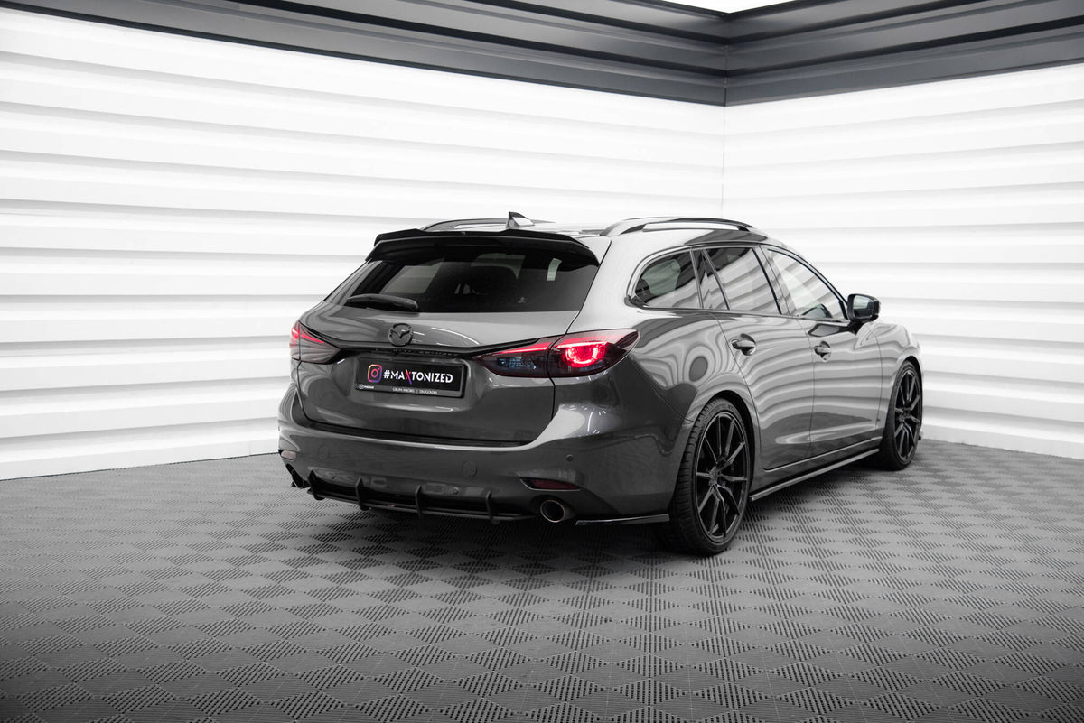 Street Pro bakdiffusor til Mazda 6 Estate MK3 Facelift sett bakfra