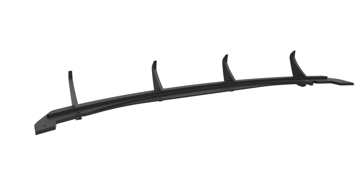 Sentral bakdiffusor for Mazda 6 MK3 Facelift vist ovenfra