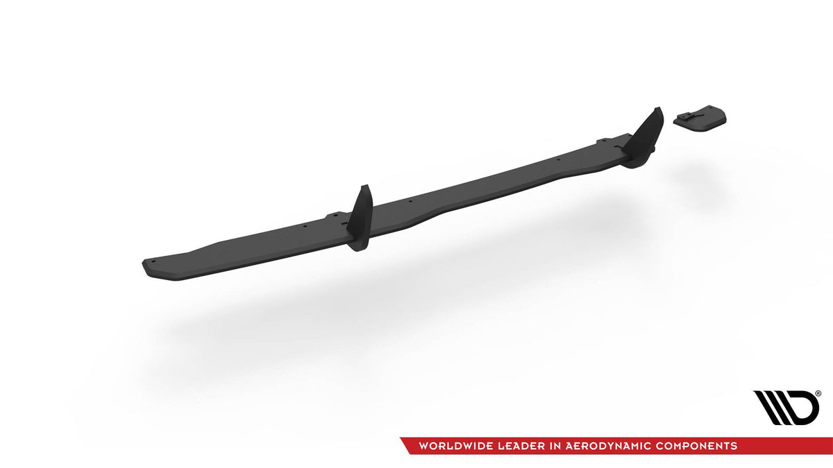 Nærbilde av Maxton Design diffuser i blank svart ABS-plast for Peugeot 208