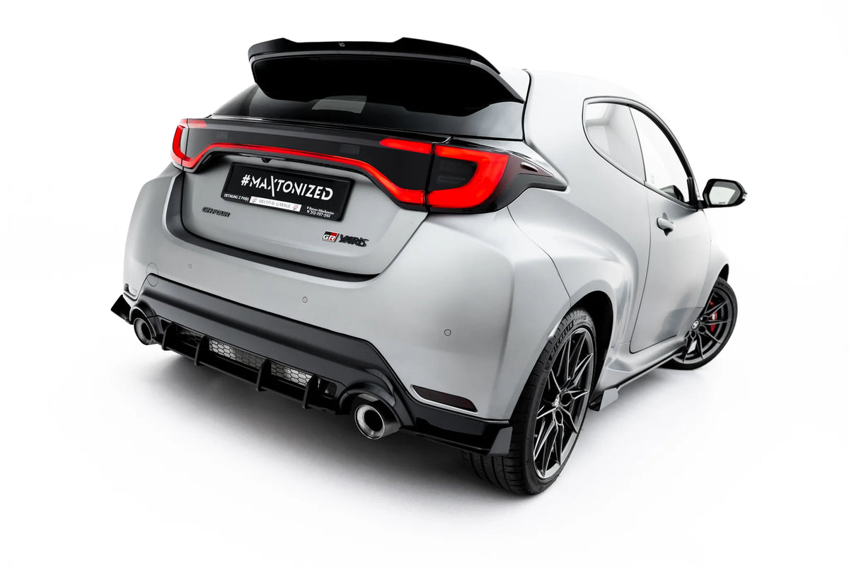 Street Pro bakre diffuser i matt sort ABS til Toyota GR Yaris Mk4 Facelift