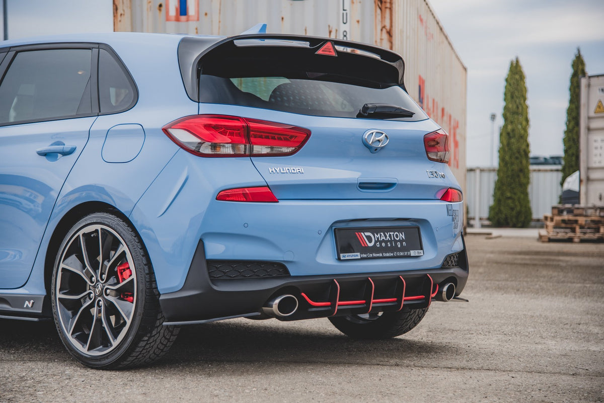Street Pro bakre diffuser til Hyundai i30 N MK3 Hatchback i matt svart finish