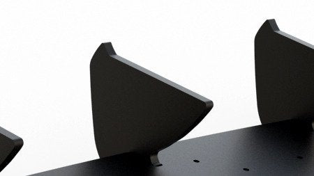 Bakre diffuser V.1 for VW Golf 8 sett skrått bakfra
