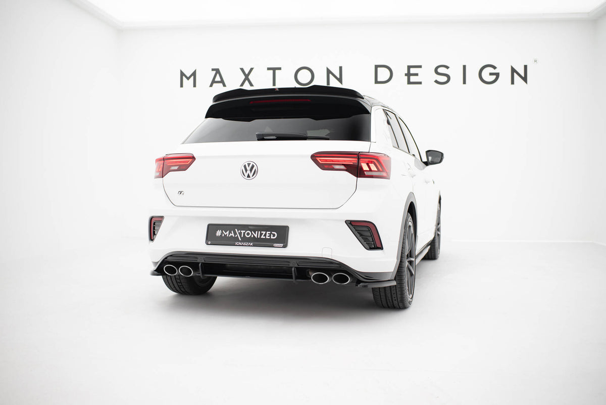 Sentral diffuser til Volkswagen T-Roc R montert på bil, skrå vinkel