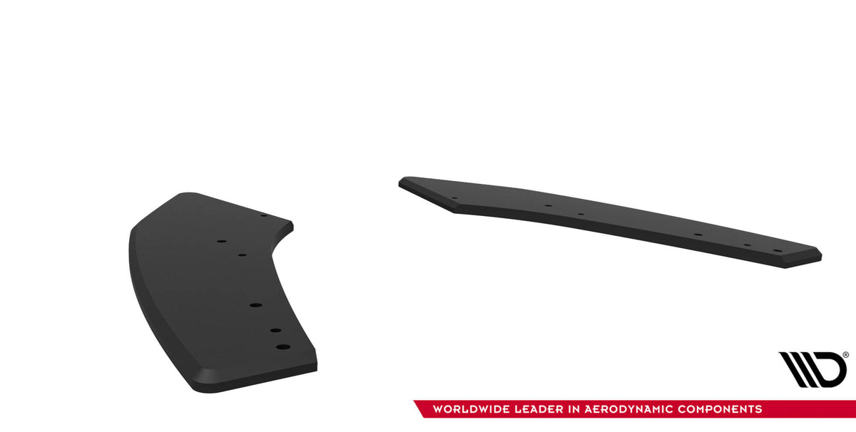 Sideflaps montert ved bakre hjulbue på Audi S3 Sedan 8Y Facelift 2024 – gratis frakt inkludert