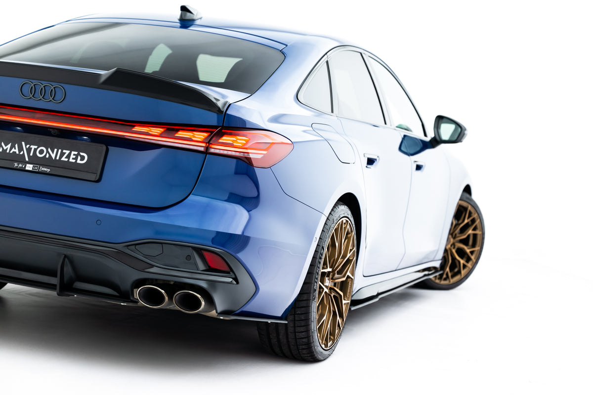 Nærbilde av Sidesplittere Bak fra Maxton Design til Audi S5 Avant B10