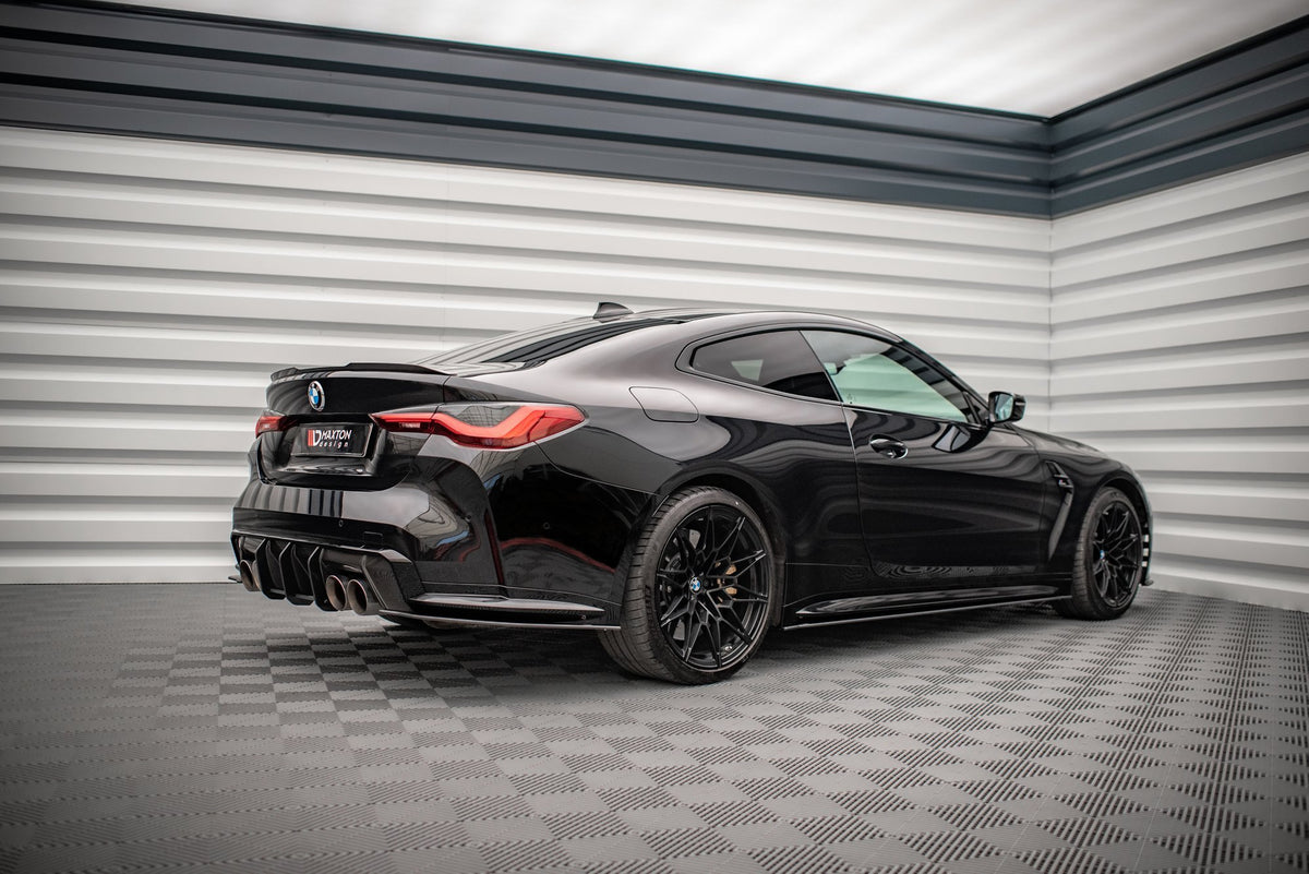 Bakre side splitters Street Pro BMW M4 G82 nærbilde bakparti