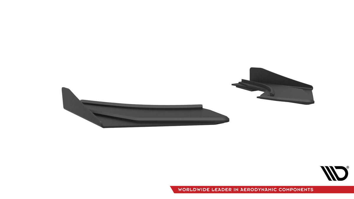 Maxton Design Street Pro sidesplitter for Audi S3 Sedan 8V sett fra skrå vinkel