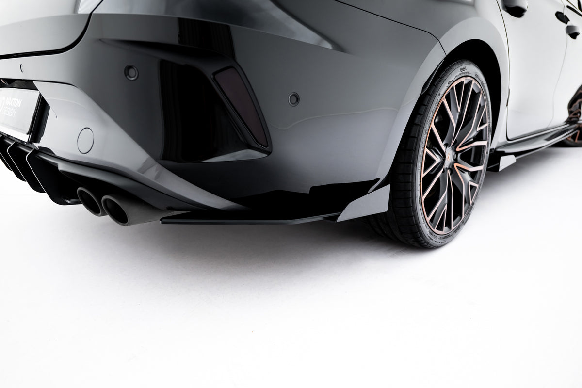 Sidesplittere bak i matt svart ABS til Cupra Leon ST Mk1 Facelift fra Maxton Design