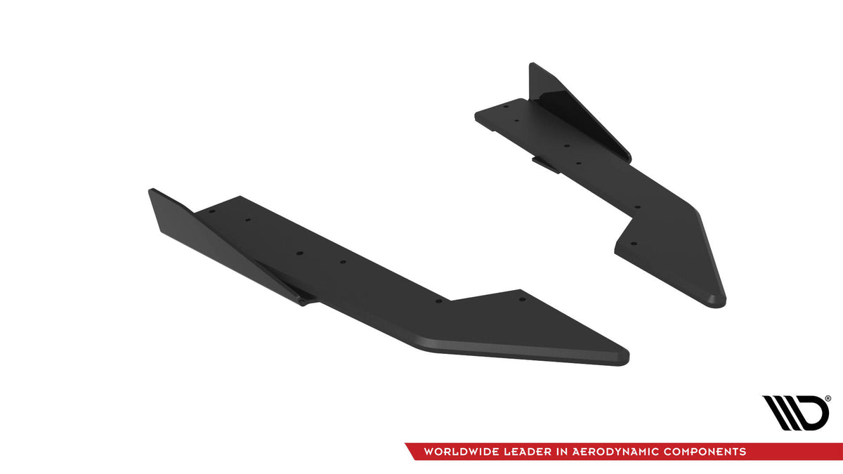 Bakre sidesplitter med flaps til Ford Mustang GT Mk7 i skrå vinkel