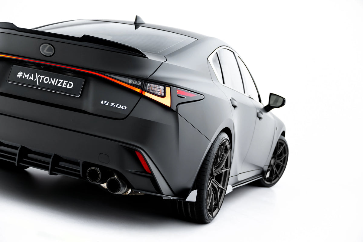 Sidesplittere Bak Street Pro i matt svart ABS til Lexus IS 500 Mk3 Facelift 2 (XE30)