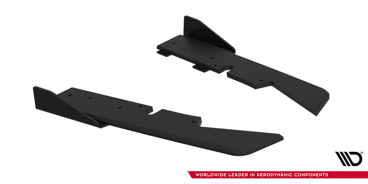 Sideflaps bak til Subaru Impreza WRX STI MK3 Facelift med monteringsutstyr inkludert