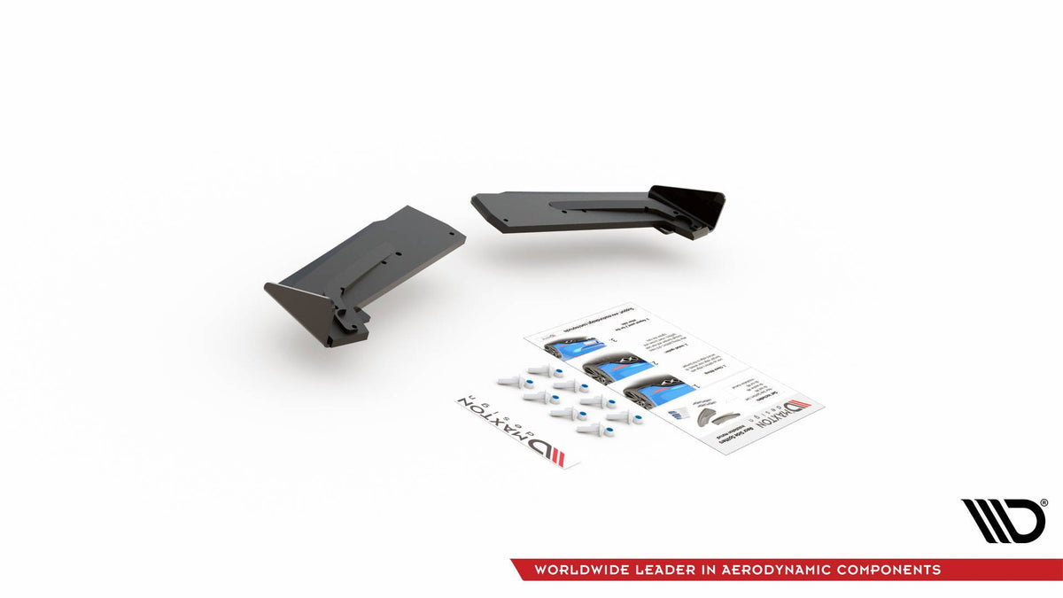 Sideflaps Bak Toyota Gr Yaris MK4 With Flaps – detalj av profil