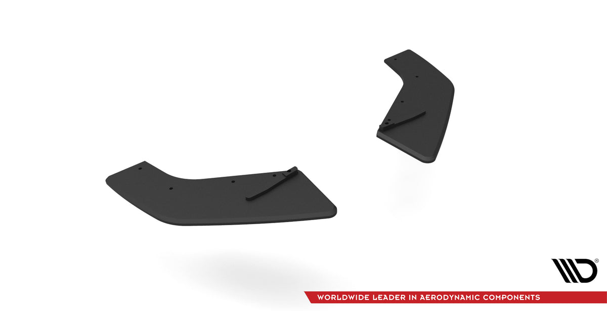 Maxton Design bakre sideflap i ABS-plast for Hyundai i30 N, sett ovenfra