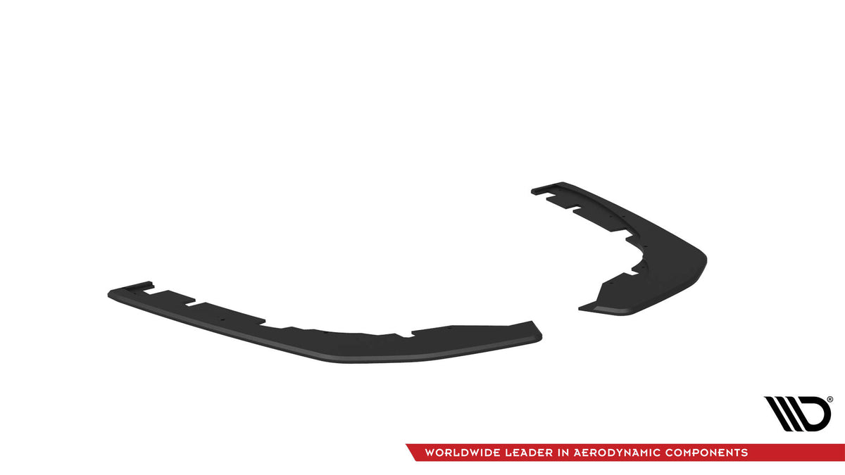 Par med bakre sideflaps til Kia Stinger Mk1 vist med monteringsutstyr