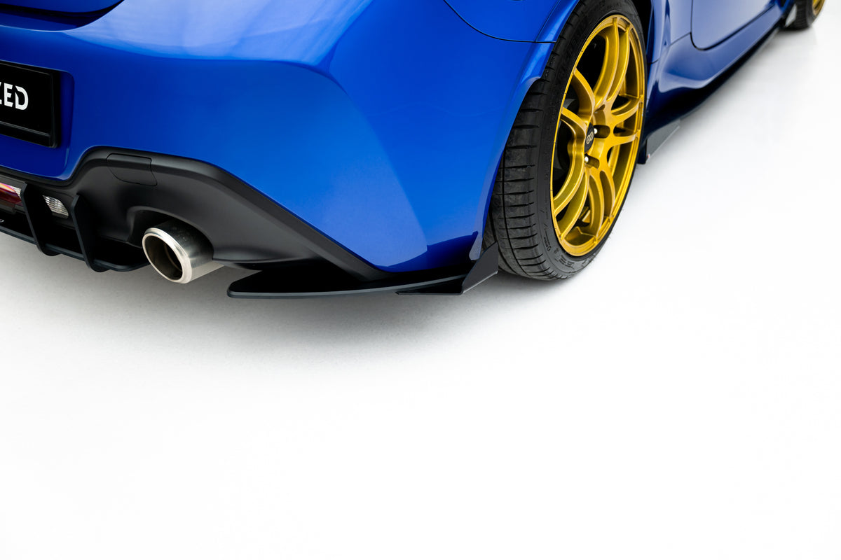 Street Pro Sidesplittere Bak i matt sort ABS til Subaru BRZ Mk2