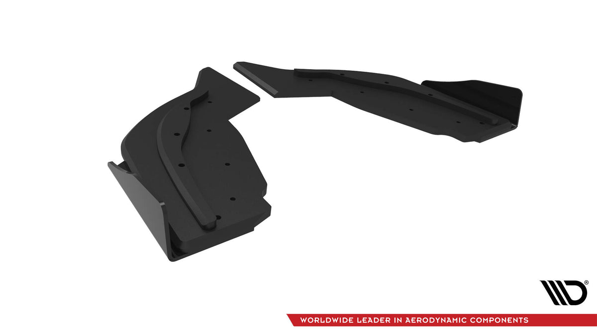 Sideflaps bak BMW 1-serie F40 M-Pakke V.2 – bakvinkel montert