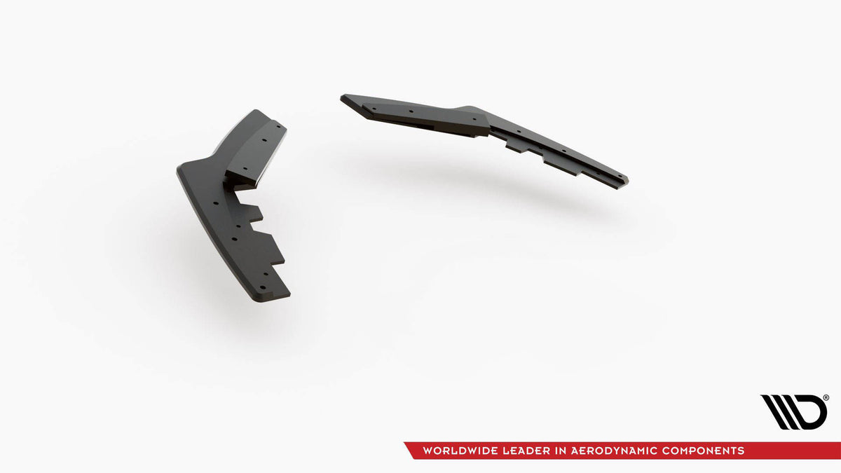 Par med sideflaps bak til BMW 1 F20 M140I V.2 vist forfra før montering