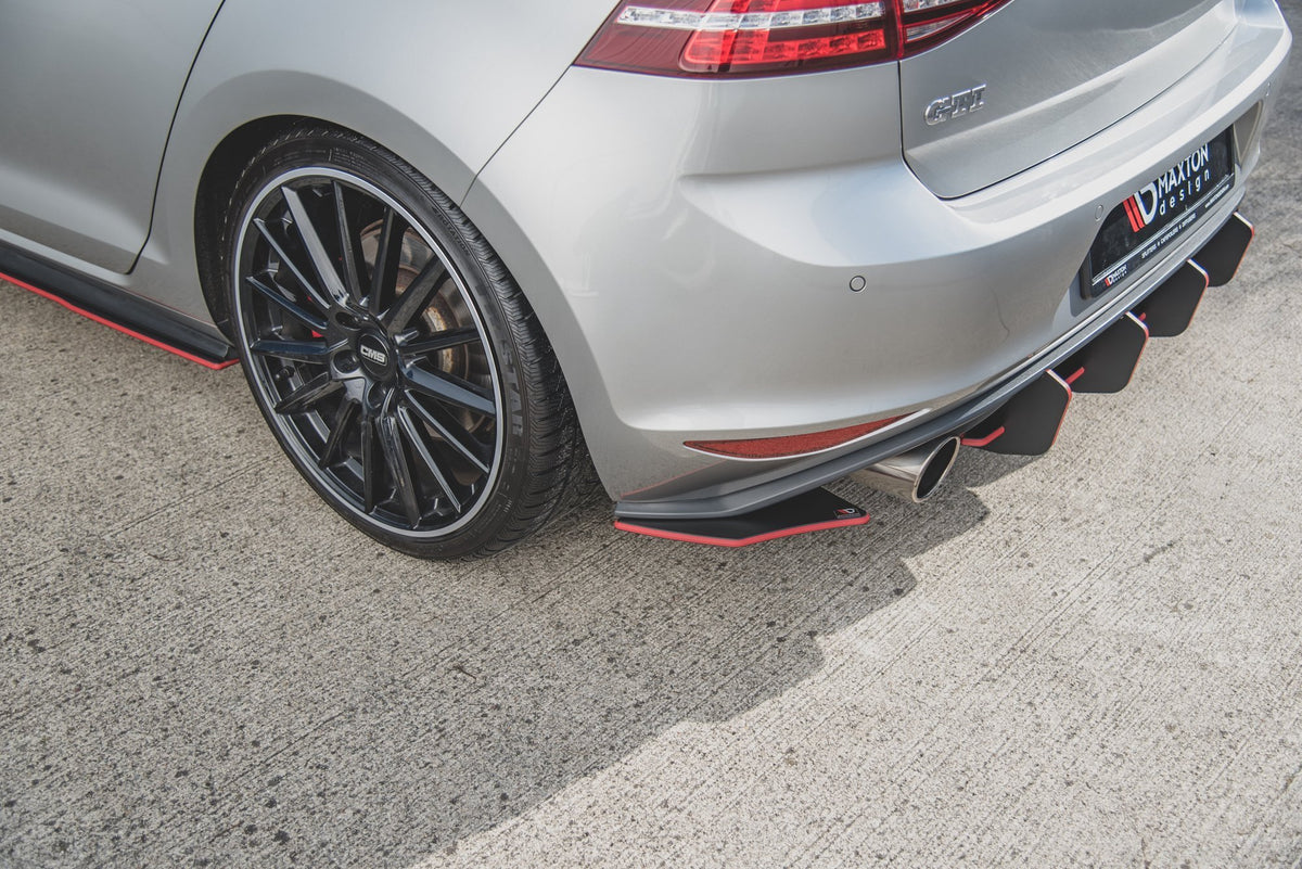 Sideflaps Bak Street Pro V.2 VW Golf 7 GTI - VWGO7GTICNC-RSD2B
