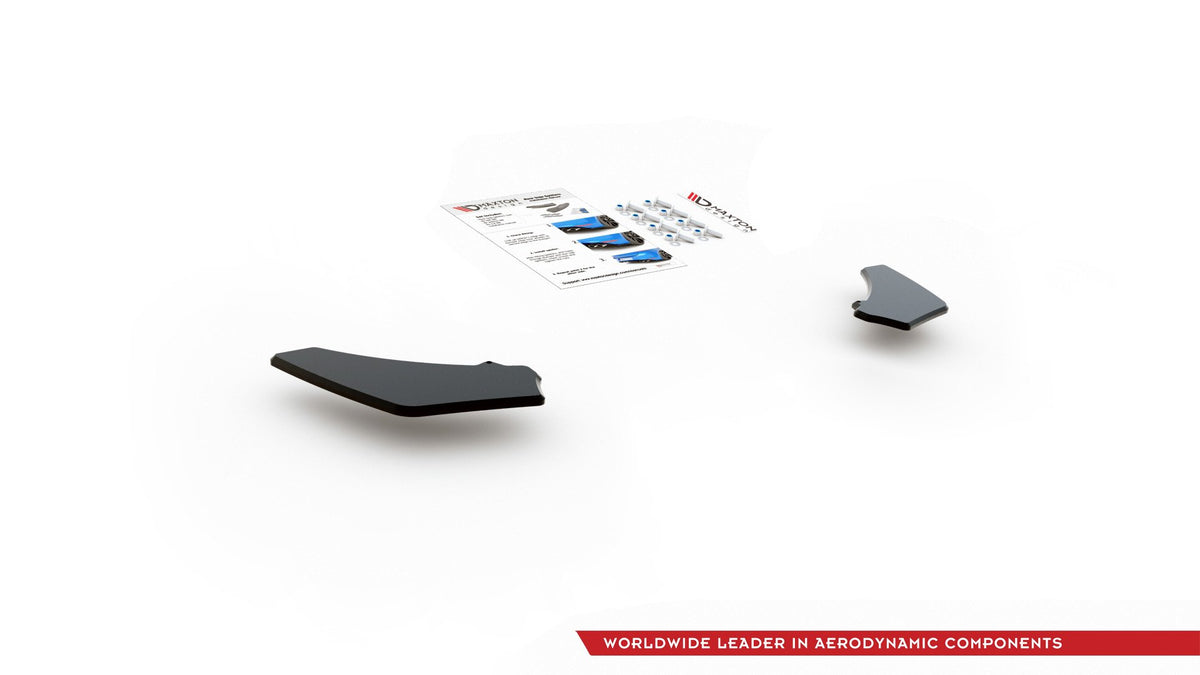 Nærbilde av Street Pro sideflap i 10 mm ABS-plast med matt svart kantfinish