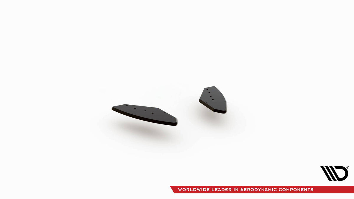 Street Pro bakre sideflap for VW Golf GTI Mk6, vist fra siden med kantdetalj
