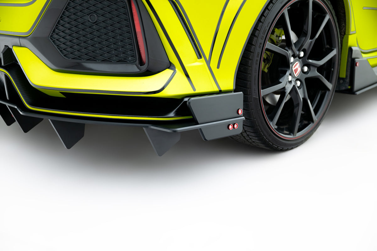 Maxton Street Pro bakvalance til Honda Civic Type R, sett fra siden