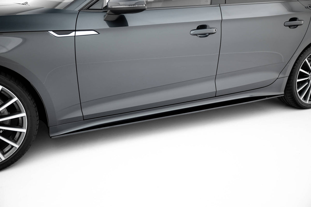 Street Pro sideskjørt diffusorer til Audi A5 Sportback F5 Facelift sett fra siden