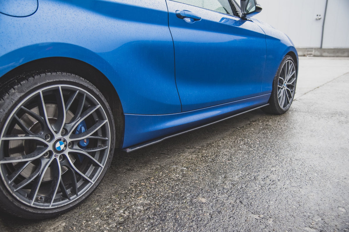 Bakre del av sideskjørtet for BMW F21 M-Pakke med sømløs overgang mot bakskjerm