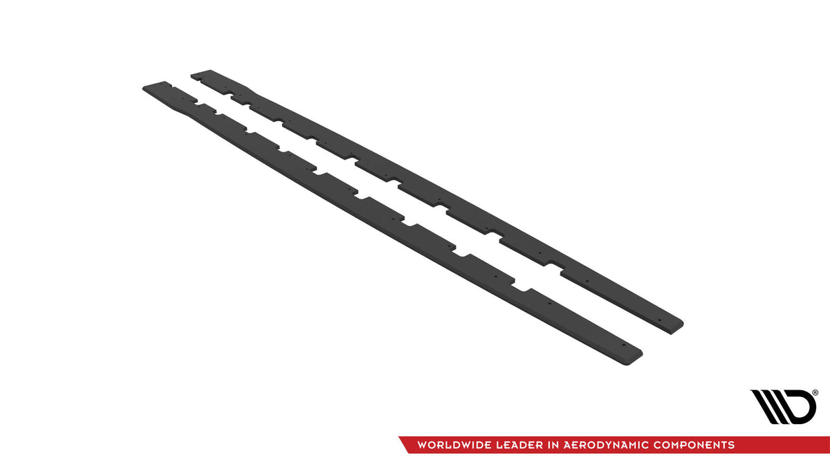 Sideskjørt BMW 1 F40 ABS Maxton Design – overflatedetalj nærbilde
