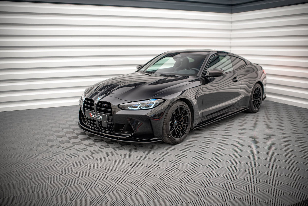 Sideskjørt montert på BMW M4 G82 sett fra siden
