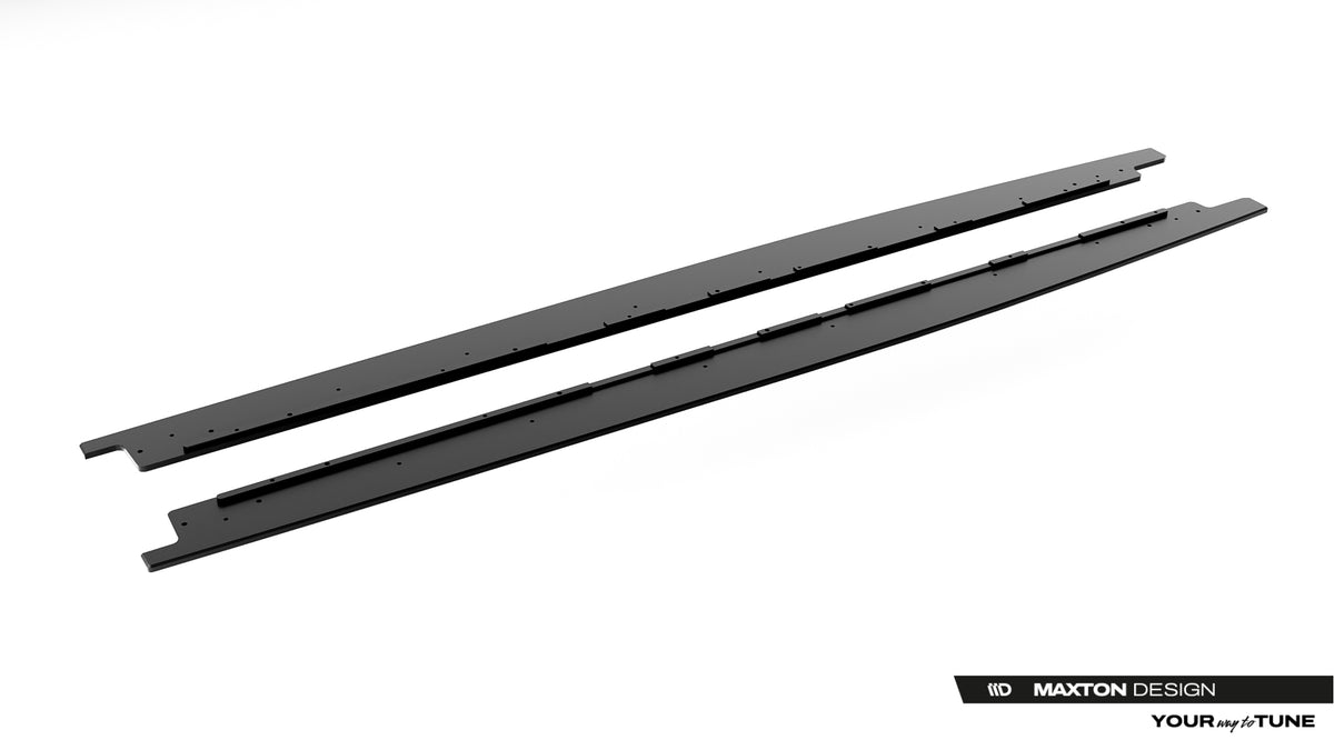 10 mm tykk ABS sideskjørt-diffuser til Cupra Leon ST Aero Mk1