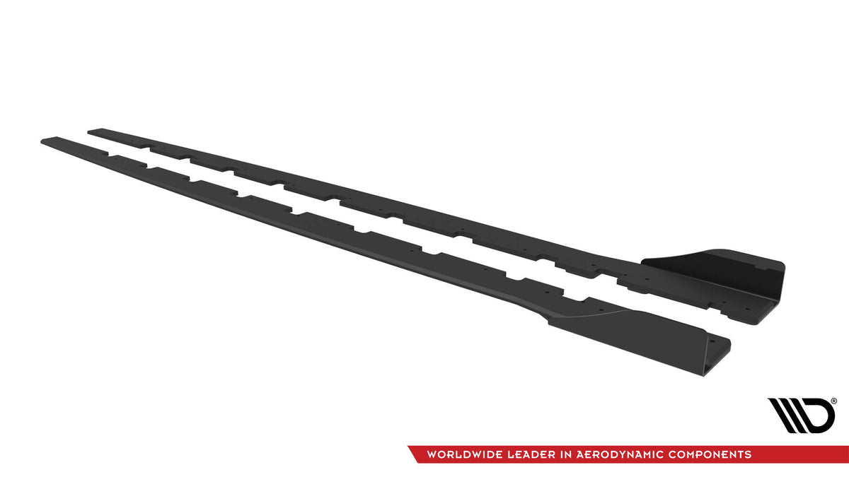 Sideskjørt med flaps BMW 128Ti F40 – lavvinkel sidevisning