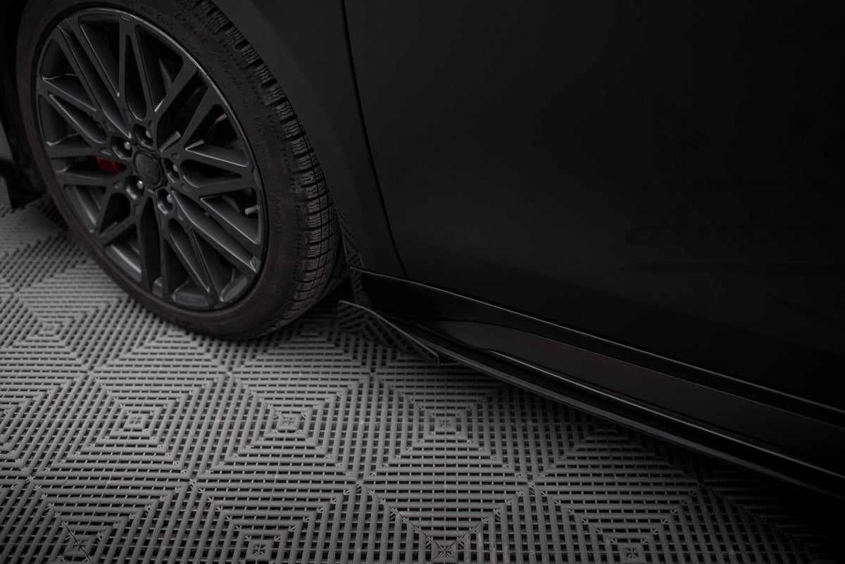 Sideskjørt-diffuser for Kia ProCeed GT Facelift med monteringsutstyr og beskyttelsesfolie