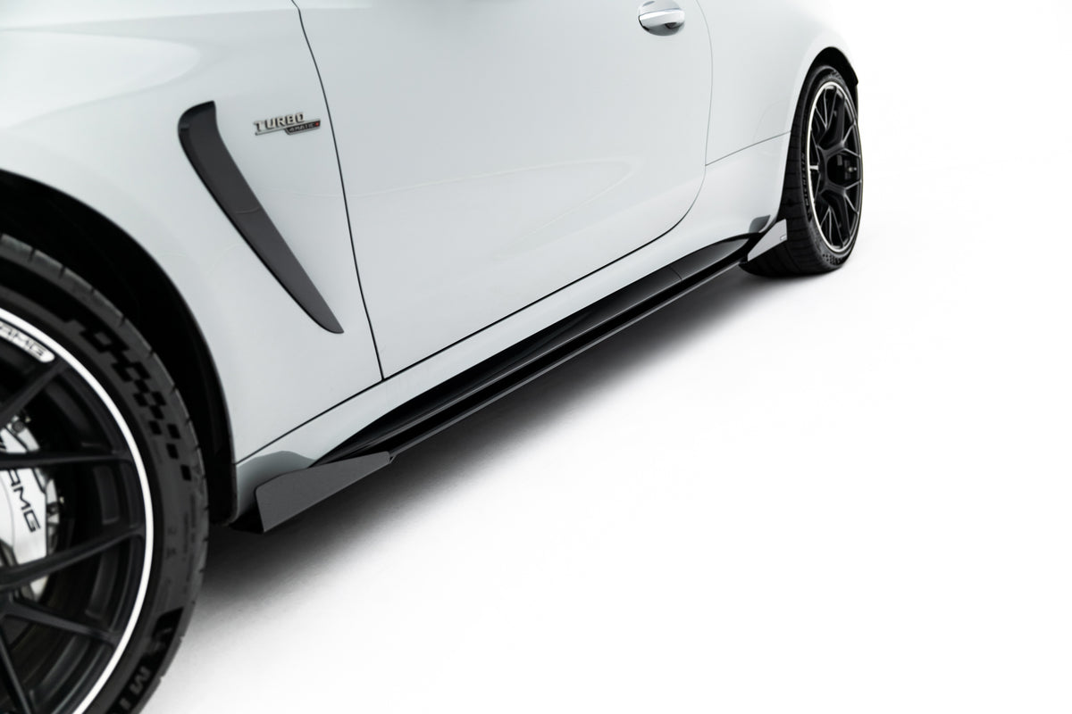 Sideskjørt diffusers i 10 mm ABS-plast til Mercedes-AMG CLE 53 C236
