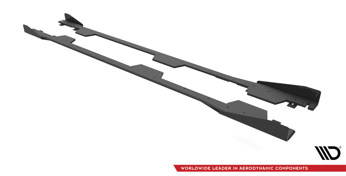 Maxton Design sideflaps og diffuser til Subaru BRZ Facelift, skrå vinkel