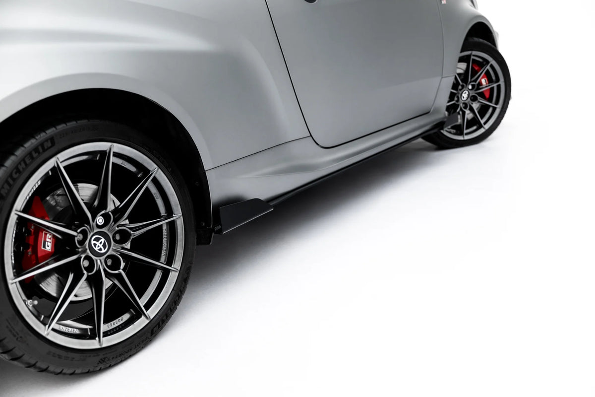 Nærbilde av 10 mm ABS-diffuser til Toyota GR Yaris Mk4 Facelift