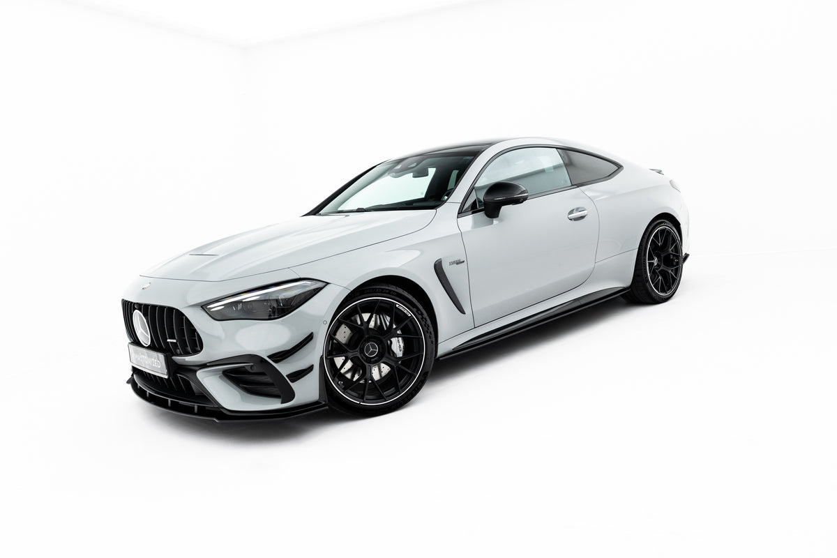 Sideskjørt diffuser montert på Mercedes-AMG CLE 53 Aero C236 sett fra siden