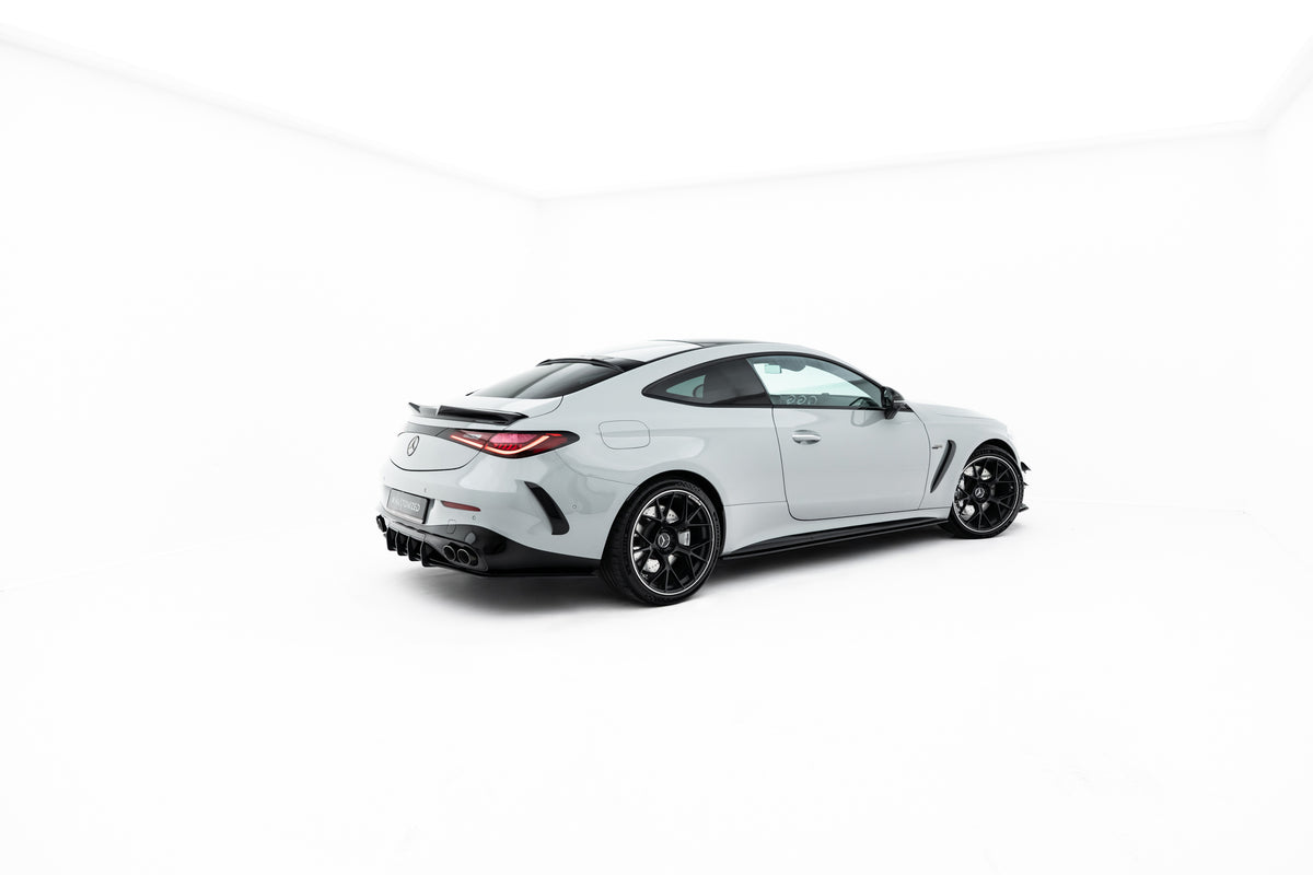 Street Pro sideskjørt diffusers i matt svart ABS til Mercedes-AMG CLE 53 Aero C236
