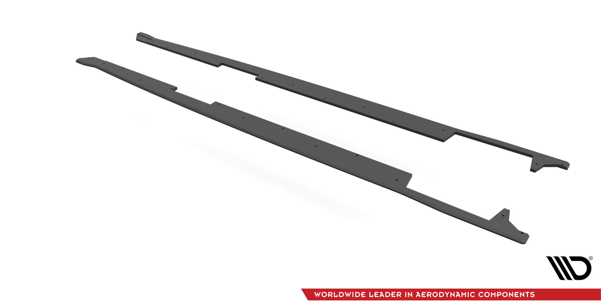 Sideskjørt diffusorer Toyota Supra MK5 blank svart detalj