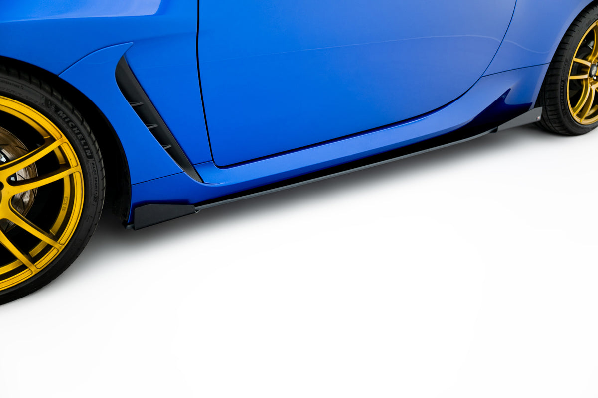 Sideskjørt diffusers til Subaru BRZ Mk2 i matt svart ABS-plast