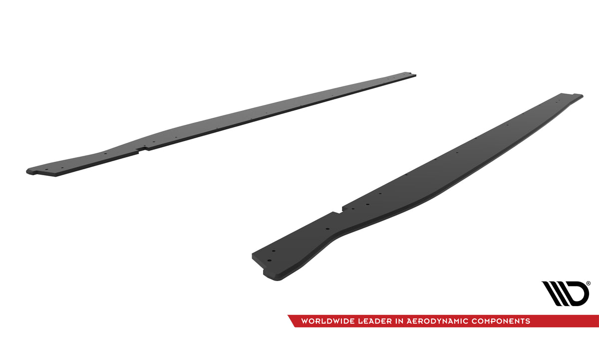 Sideskjørt diffusers V.1 i 10 mm ABS-plast for Subaru BRZ Mk2