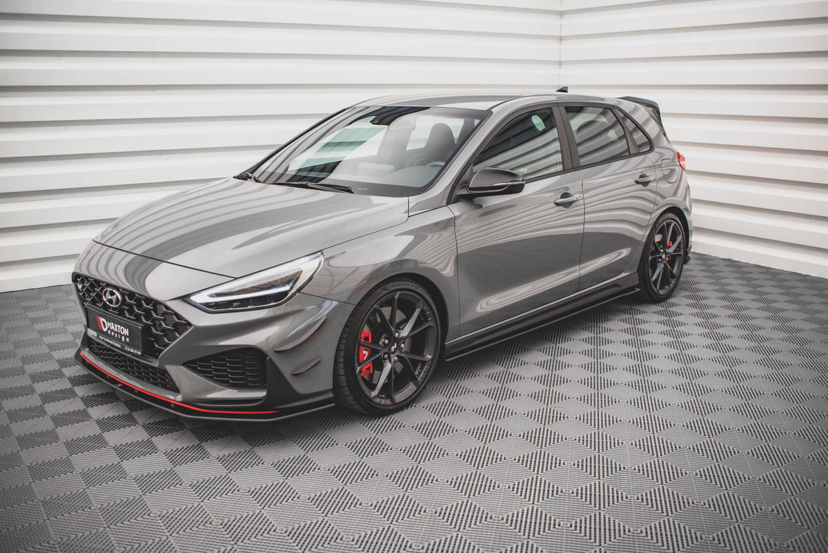 Sideskjørt Diffusorer Street Pro V.2 Hyundai I30 N 2017– - HYI303FNCNC-SD1B