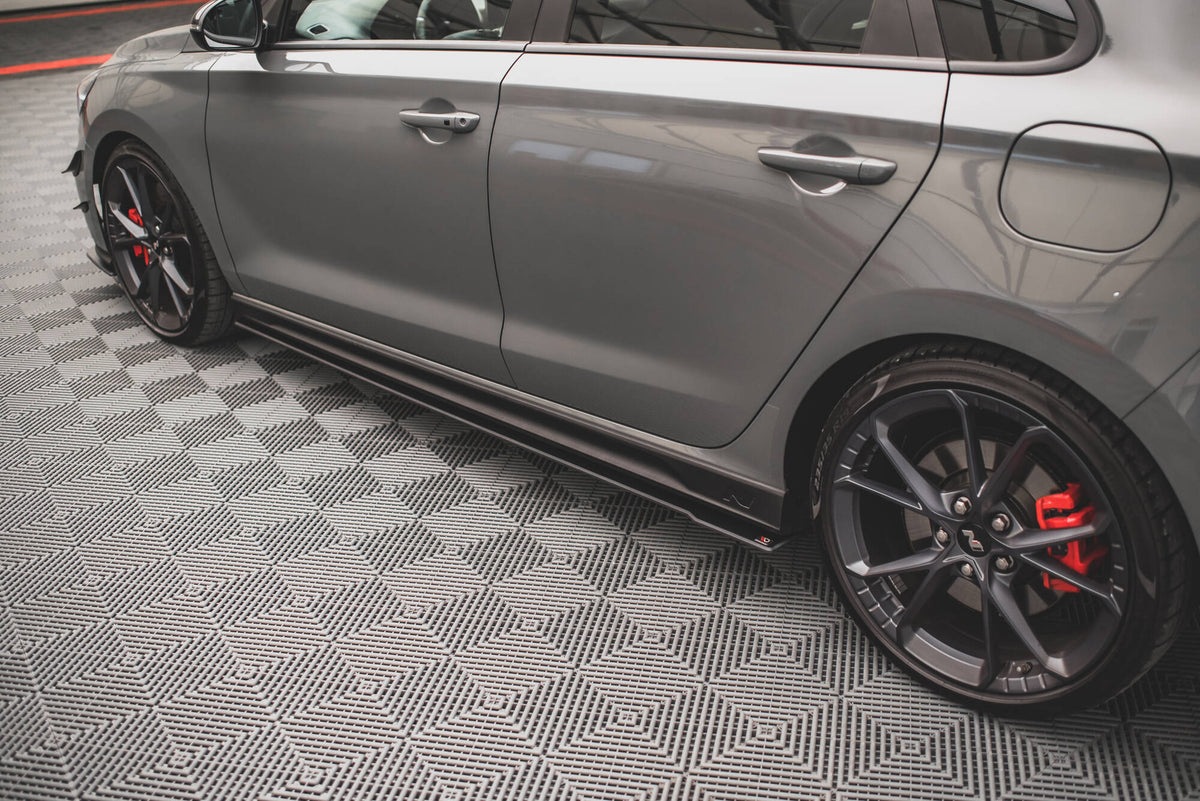 Sideskjørt Diffusorer Street Pro V.2 Hyundai I30 N 2017– - HYI303FNCNC-SD1B