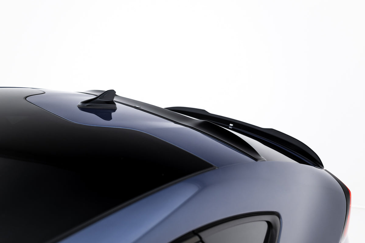 Hekkspoiler Cupra Tavascan Mk1 sett ovenfra med blank sort finish
