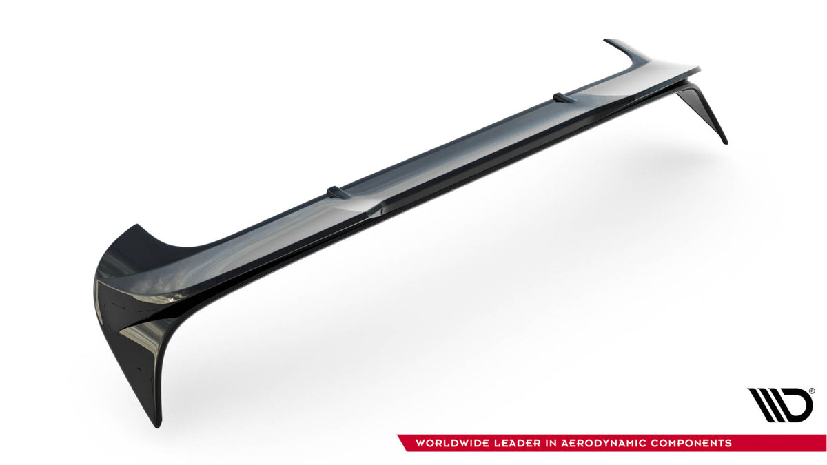 Spoiler cap 3D montert på takspoiler til Porsche Macan GTS Mk1 Facelift 2 2021+