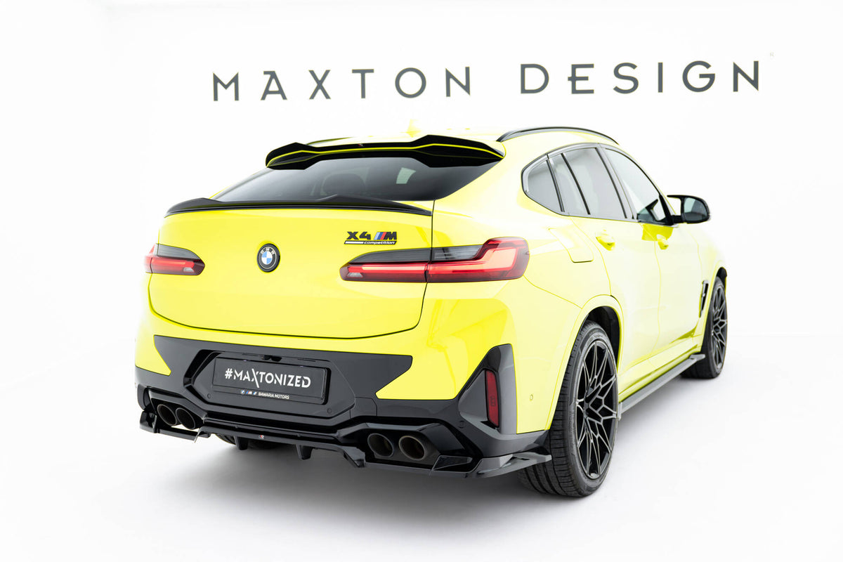 Spoilerforlengelse montert på hekken til BMW X4 M F98 Facelift