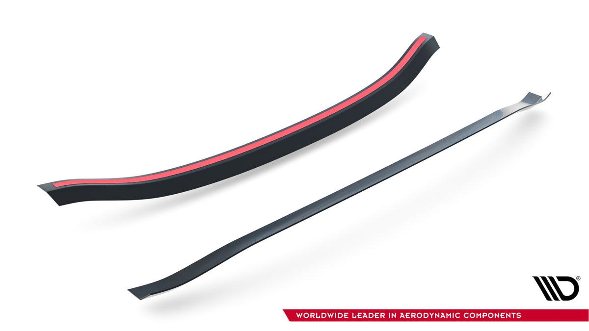 Spoiler cap Honda Civic Type-R MK10 Facelift vist fra skrå vinkel