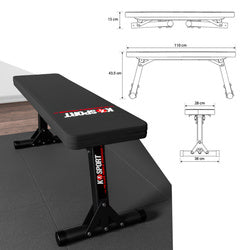 K-Sport KSH024 flat treningsbenk sammenleggbar